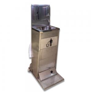 Handwaschbecken mit Seifen- u. Papiertuchspender GGM inkl. Warmwasserdurchlauferhitzer 230V (1).jpg